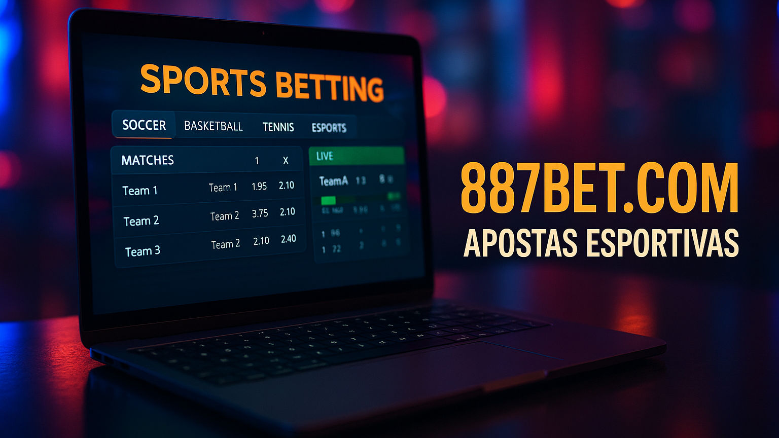 Aposte em apostas esportivas no cassino online 887BET.COM